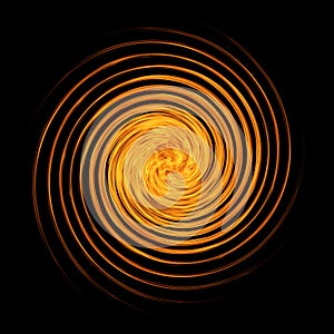 twirl motion of fire abstract background