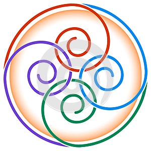 Twirls design