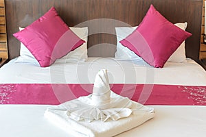 Twist towel and pillow