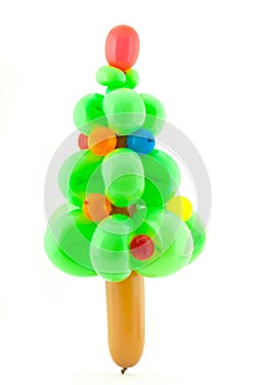 Twisted Balloon Christmas Tree