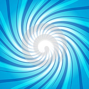 Twisted Blue star burst abstract design background concept