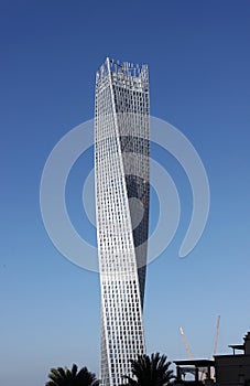 Twisted Cayan Tower in Dubai Marina