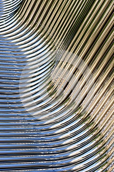 Twisted chrome pipes