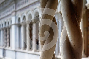 Twisted columns of San Giovanni in Laterano