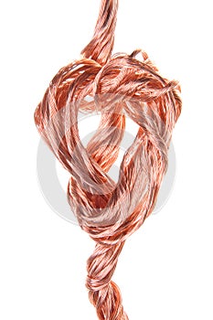 Twisted copper wire