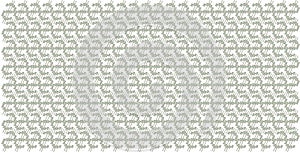 Twisted dollars on a white background