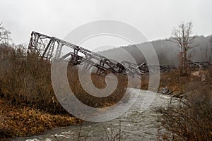 Twisted Girders of Kinzua Bridge