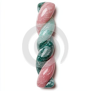 Twisted marble stone candy