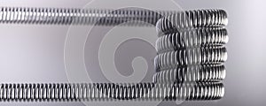 Twisted multi Strand vaping coils example.