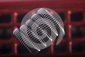 Twisted multi Strand vaping coils example.