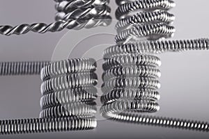 Twisted multi Strand vaping coils example.