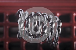 Twisted multi Strand vaping coils example.
