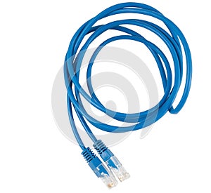 Twisted pair blue network cable