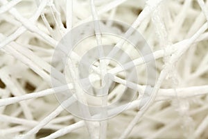 Twisted polypropylene fiber background