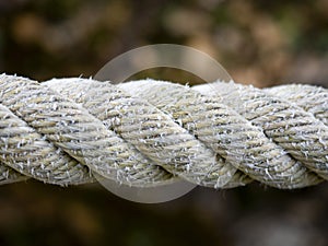 Twisted rope close up image