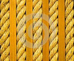 Twisted Rope and Wooden Planks