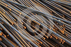 Twisted steel construction materials