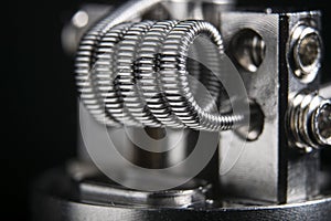 Twisted vape coil for smoking electronic cigarette.