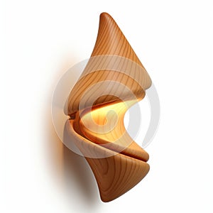 Twisted Wood Wall Light: Modern Design Inspired By Naoto Hattori
