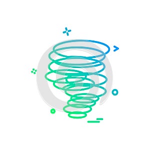 Twister icon design vector