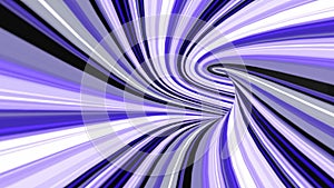 Twisting Blue Electrical Pulses through 3D Vortex Loop Vertical Video