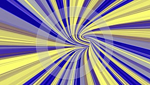 Twisting Blue and Yellow Electrical Pulses through 3D Vortex Loop