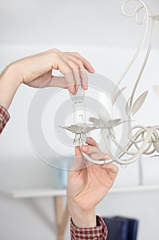 Twisting a light bulb