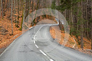 Twisting road photo