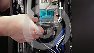 Twisting the tubes for water cooled PC