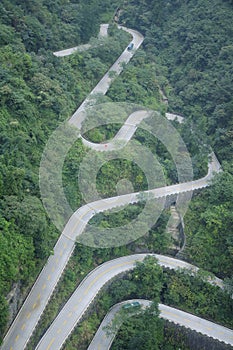 Twisting and Winding Road