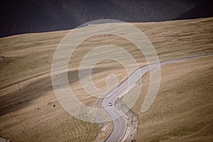 Twisty mountain road