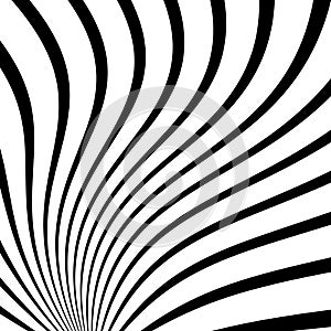 Twisty radiating lines. spiral, vortex converging, radial stripe