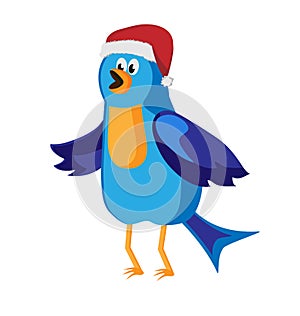 Twitter bird communication at Christmas time