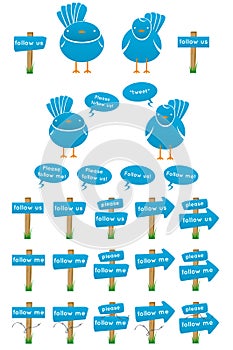 Twitter birds collection