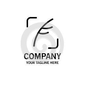 Twitter, Feather, Bird, Social Business Logo Template. Flat Color