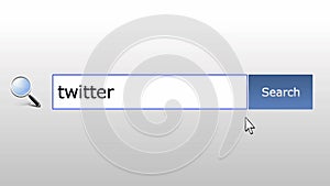 Twitter - graphics browser search query, web page