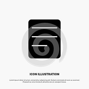 Twitter, Text, Chat solid Glyph Icon vector