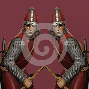 Two Abstract Archers