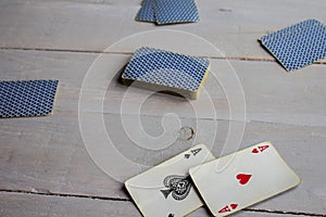 A two aces winning combination