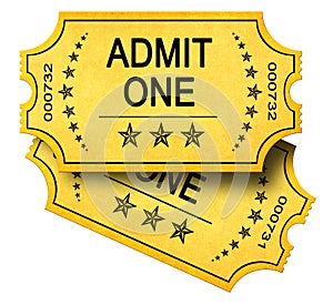 Two Admit One Tickets