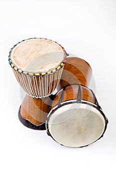 Two African Djembe drums