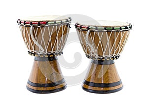 Two African drums