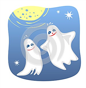 Two amusing ghosts photo