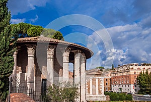 Two ancient temples in Forum Boarium