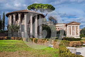 Two ancient temples in Forum Boarium