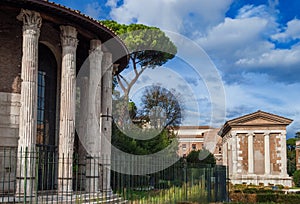 Two ancient temples in Forum Boarium