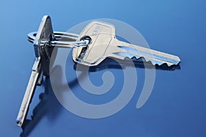 Two Apartment Keys with Ring