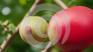 Two Apples On A Branch