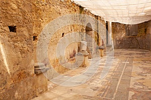 Two-apse room, of the Villa Romana del Casale, Piazza Armerina