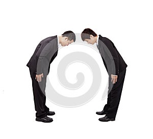 Two asian businessman